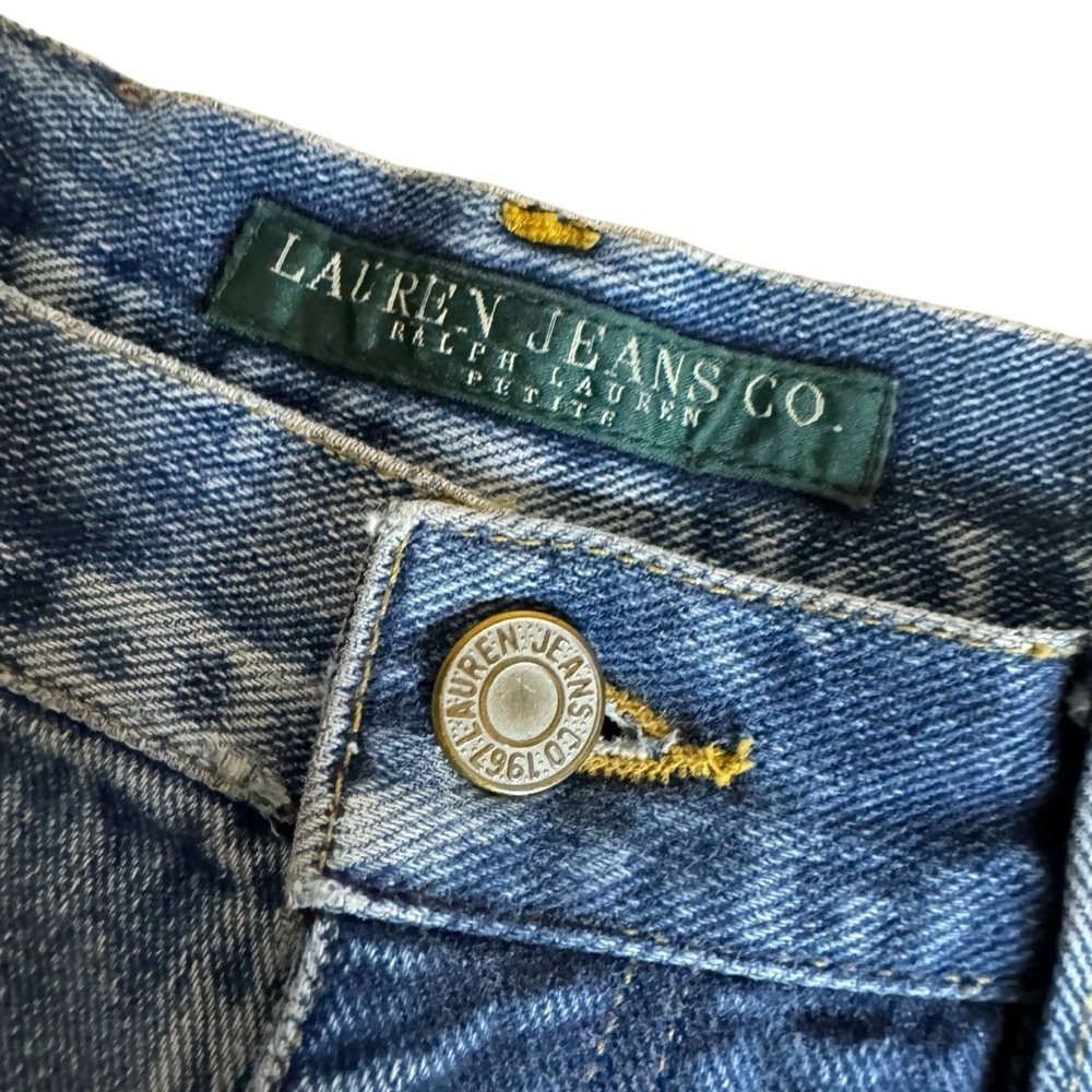 Vtg Lauren Jeans Co Ralph Lauren mom jeans womens 2 petite - Picture 5 of 16